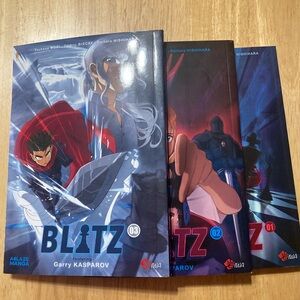 BLITZ Manga Vol. 01-03 Set - Blue & Red Illustrated Covers